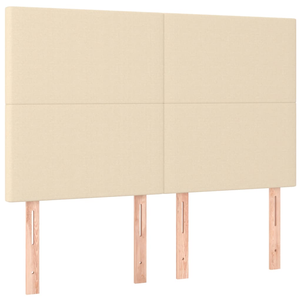 Kopfteil Hellgrau 80x5x118/128 cm Stoff