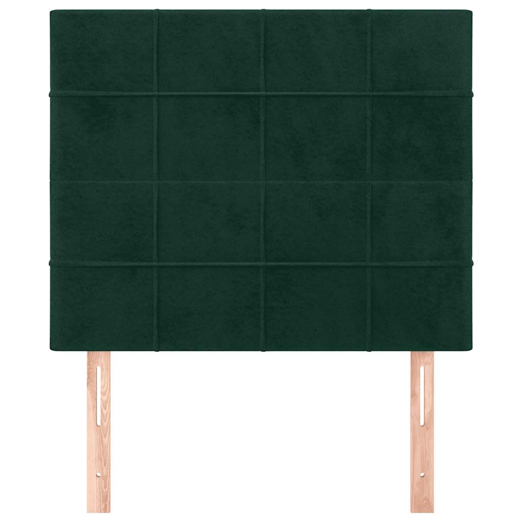 Kopfteil Hellgrau 80x5x118/128 cm Samt