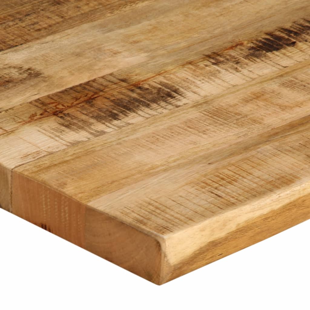 Tischplatte 40x40x2,5 cm Rechteckig Massivholz Akazie Baumkante