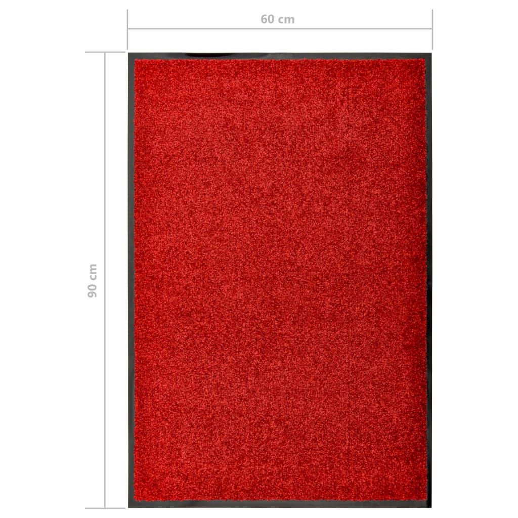 Fußmatte Waschbar Anthrazit 120x180 cm
