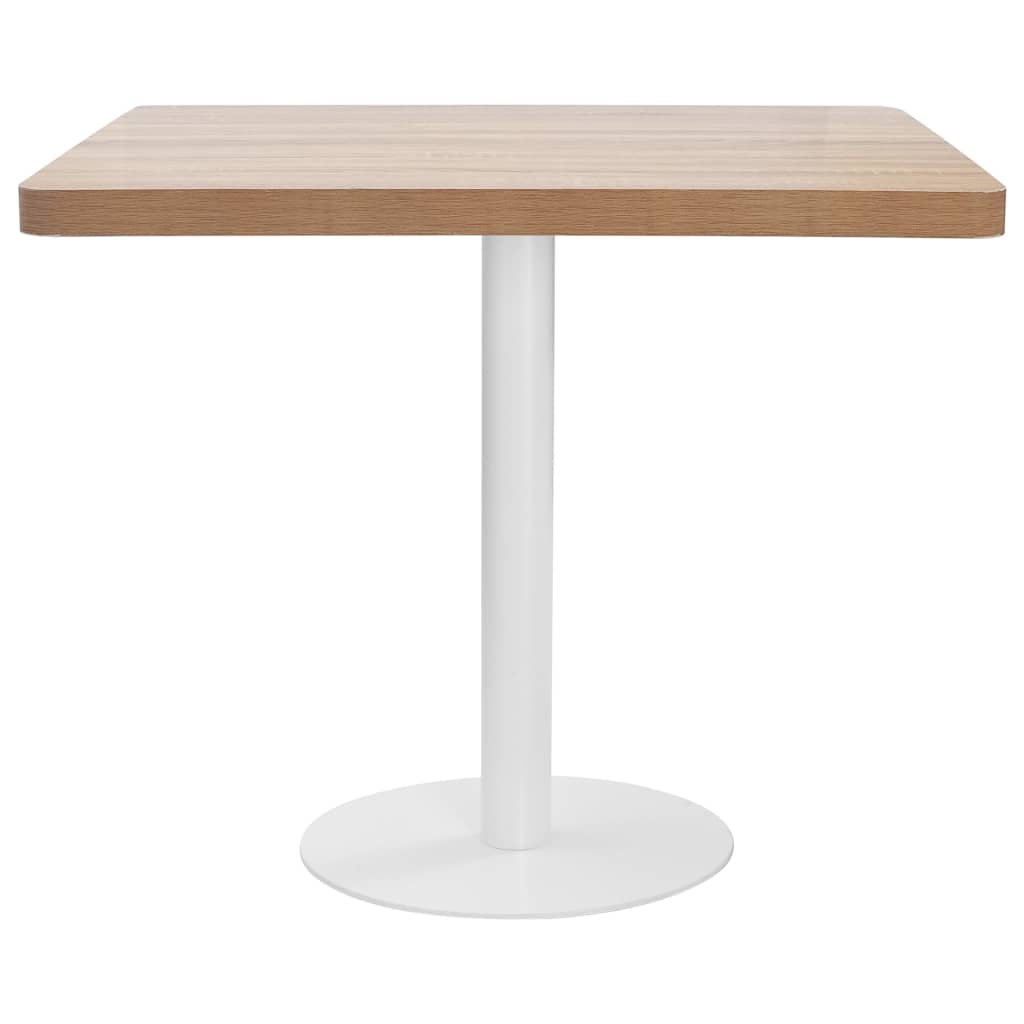 Bistrotisch Hellbraun 50x50 cm MDF