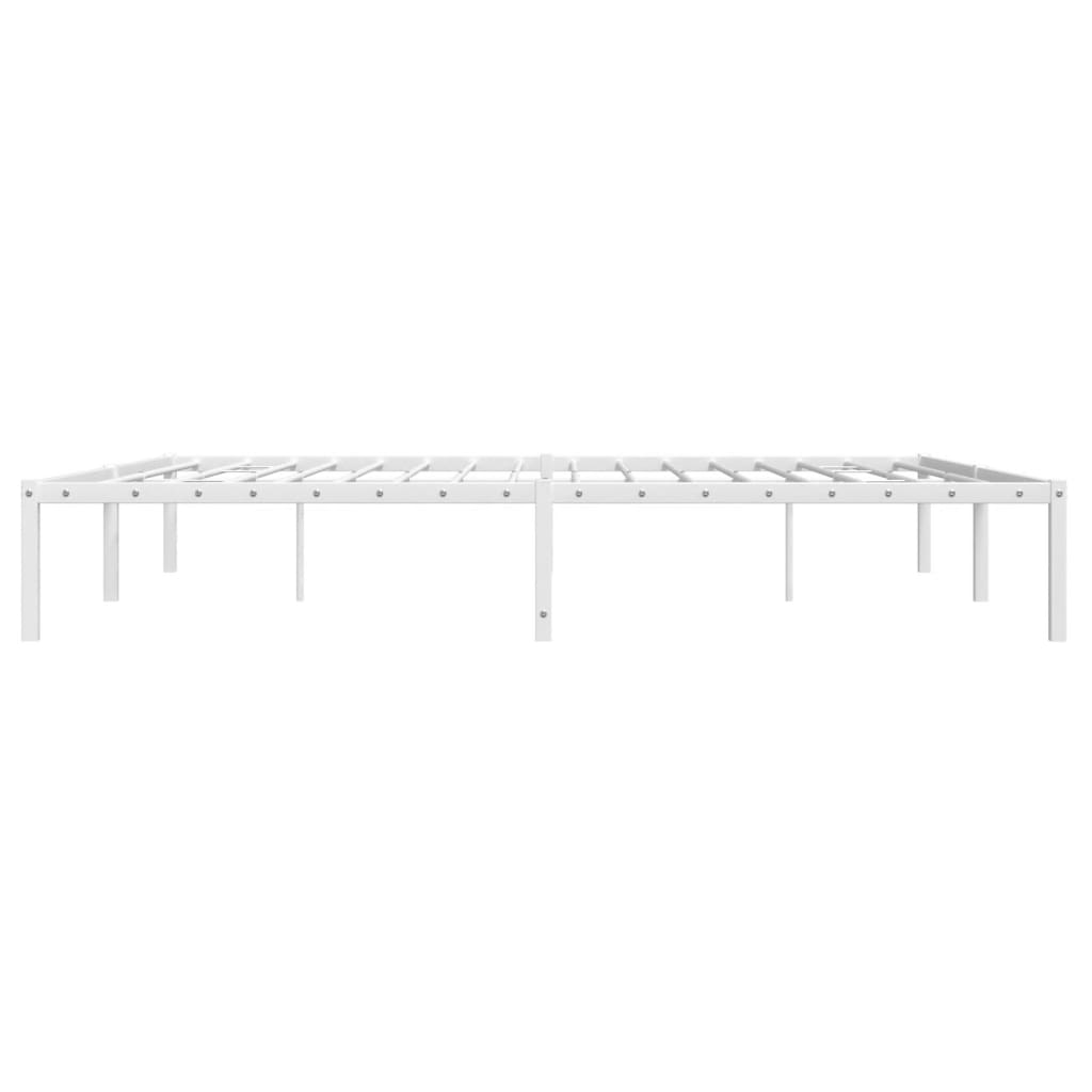 Bettgestell Metall Schwarz 75x190 cm