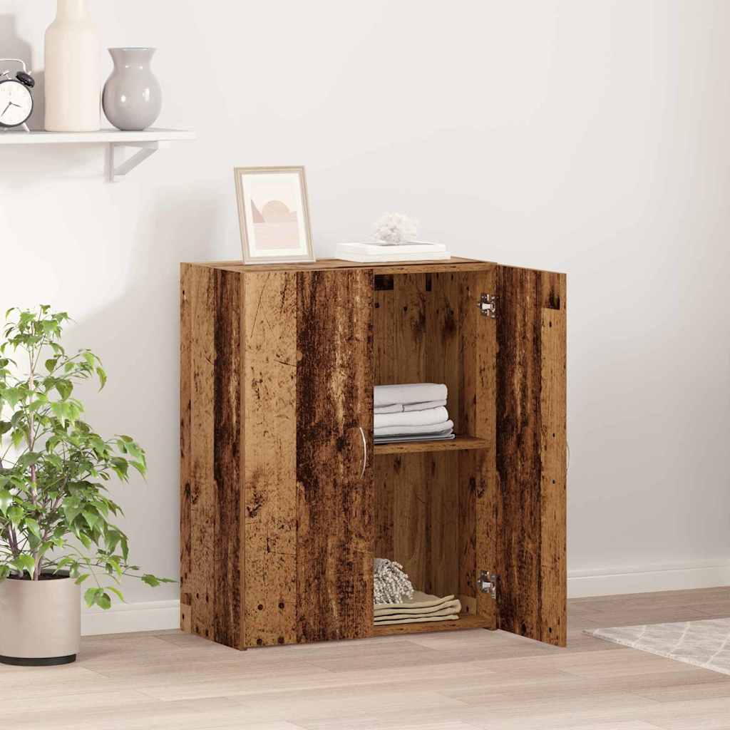 Aktenschrank Weiß 60x32x153 cm Holzwerkstoff