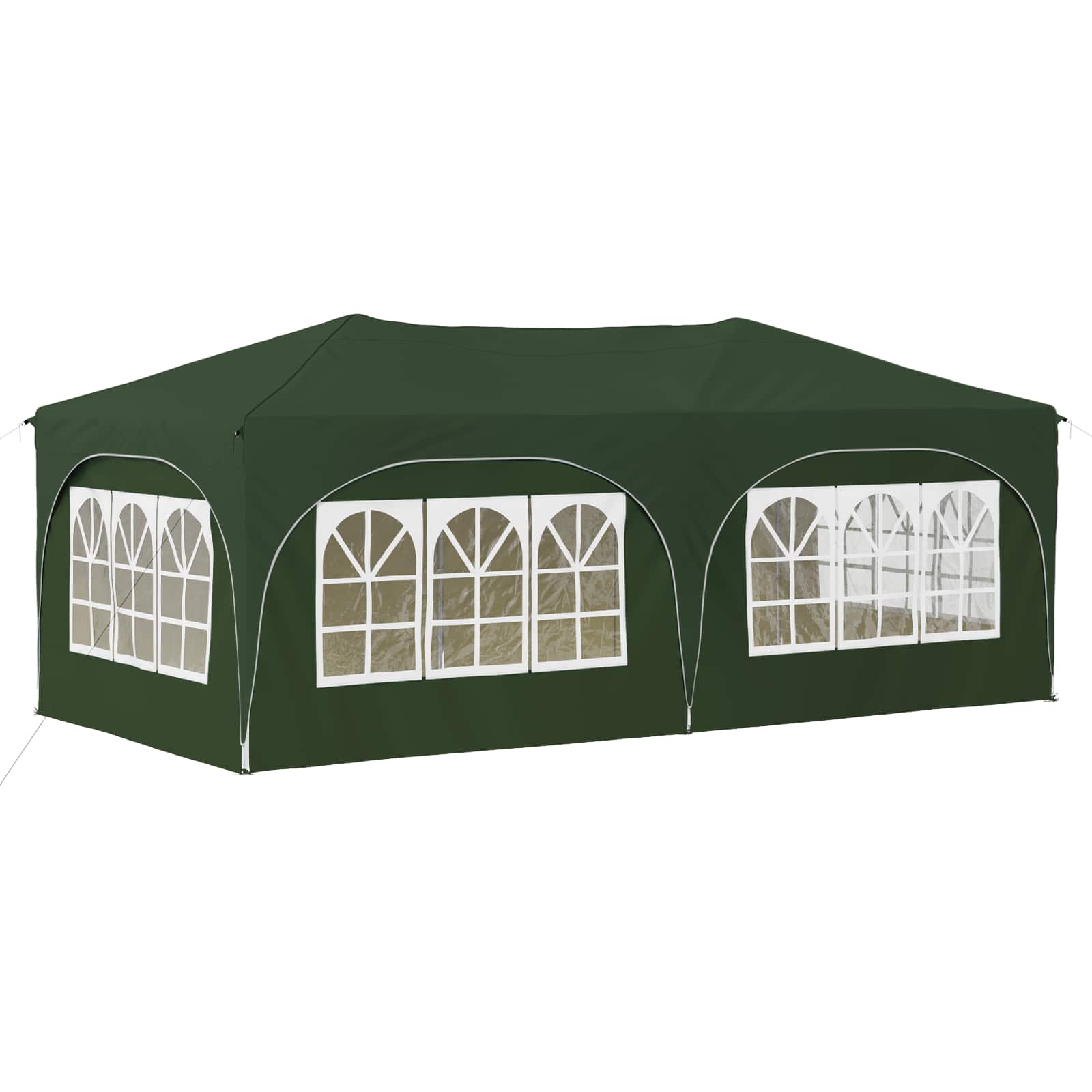Pop-up Partyzelt 575 x 288 x 245 cm Creme Oxford-Stoff
