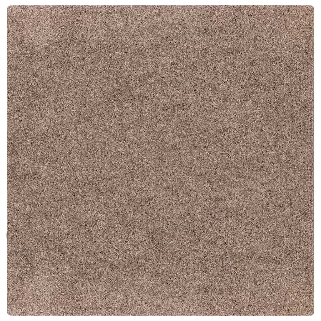 Anti-Rutsch Shaggy Teppich Dunkelgrau 200 x 200 cm PP