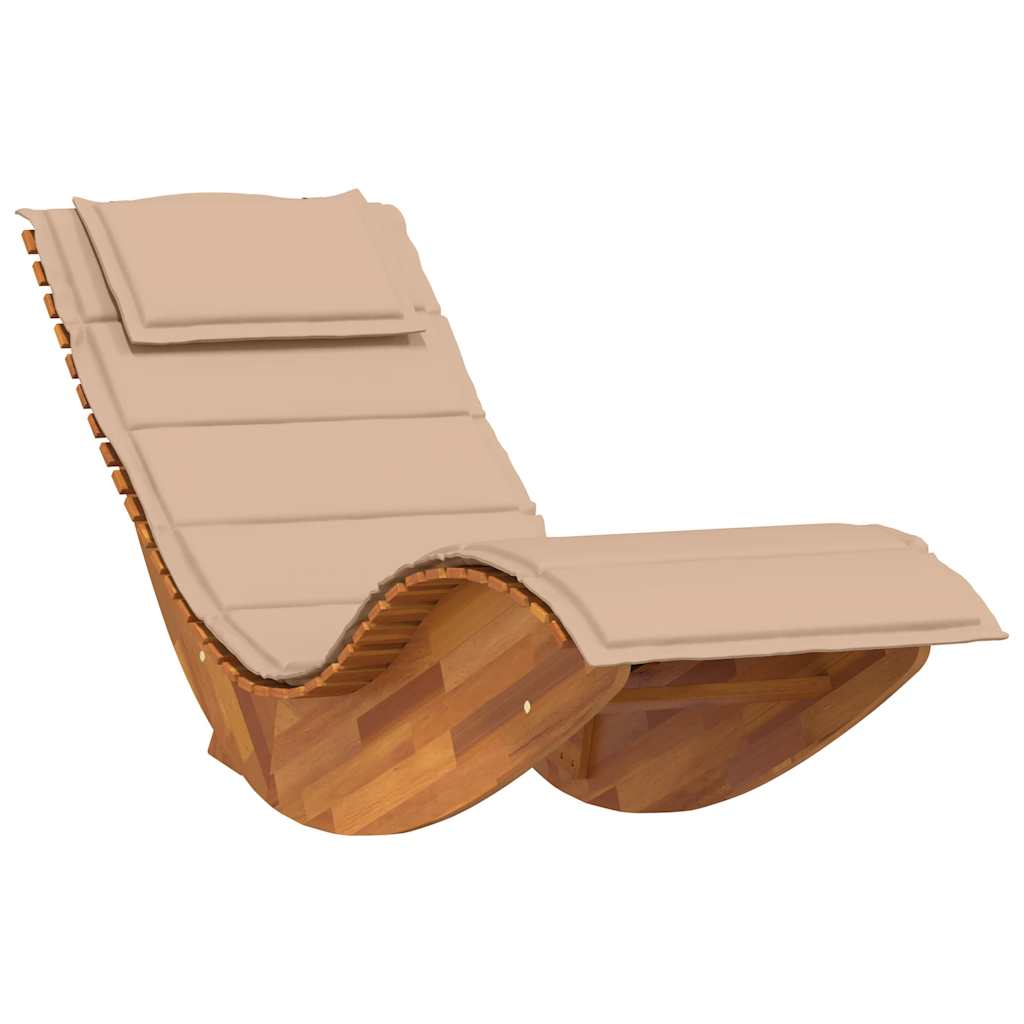 Schaukelstühle Sonnenliegen 2 Stk. Akazienholz