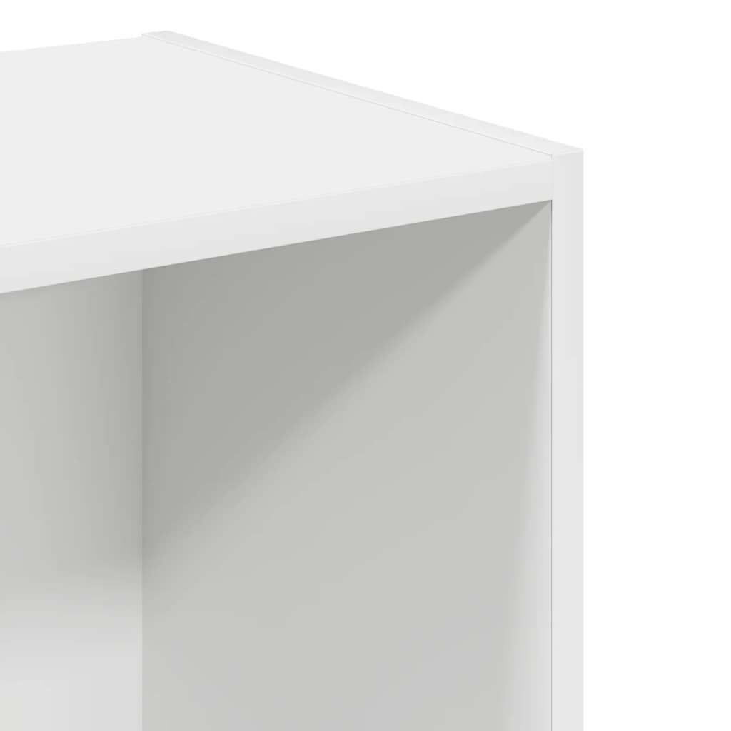 Bücherregal Weiß 80x30x189 cm Holzwerkstoff