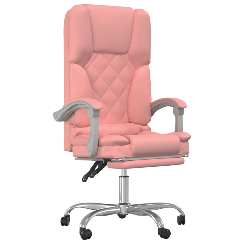 Bürostuhl mit Massagefunktion Schwarz Kunstleder