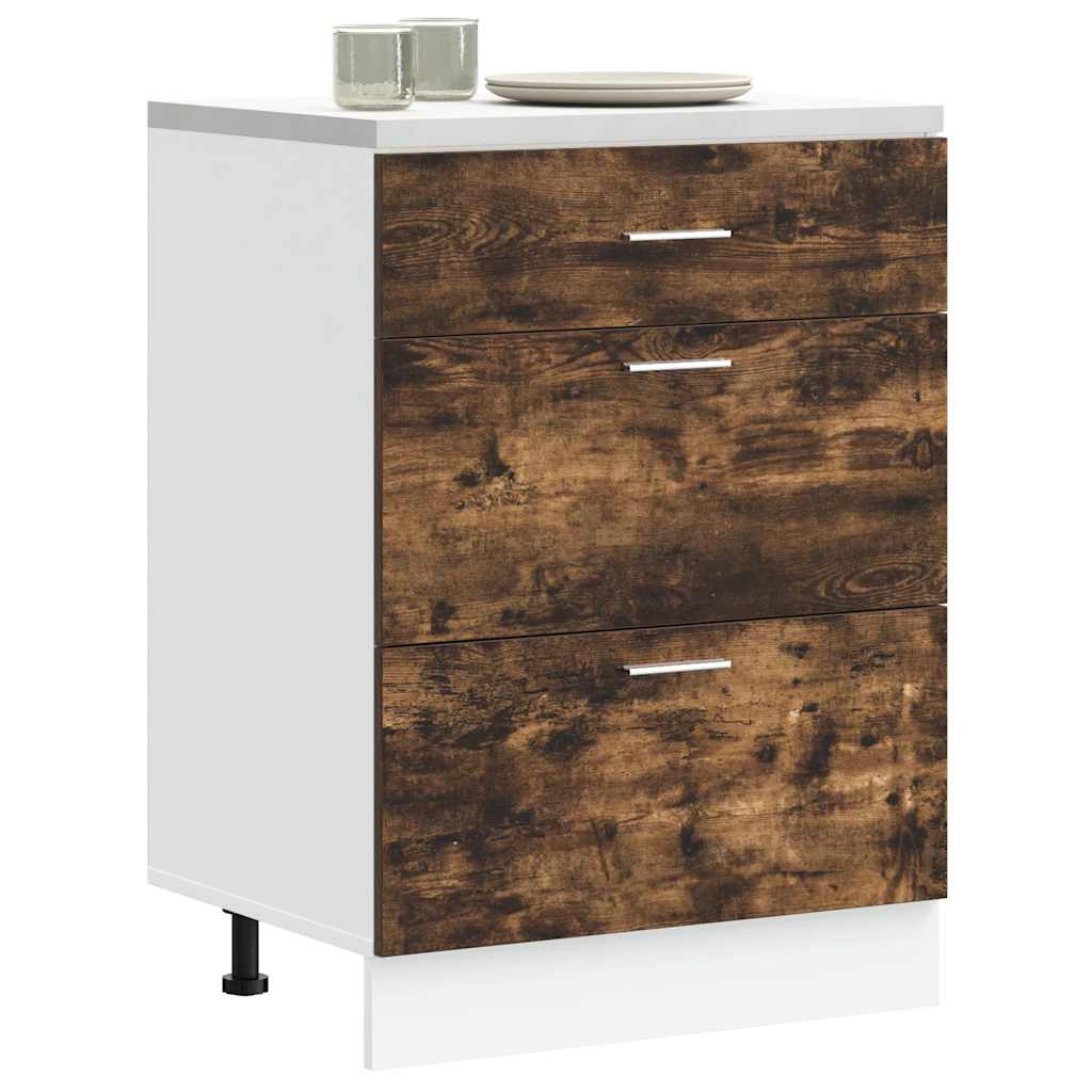 Unterschrank Lyon Weiß 60x46x81,5 cm Holzwerkstoff