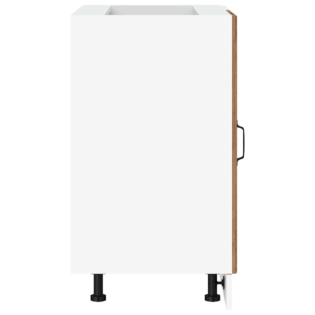 Unterschrank Lyon Weiß 60x46x81,5 cm Holzwerkstoff
