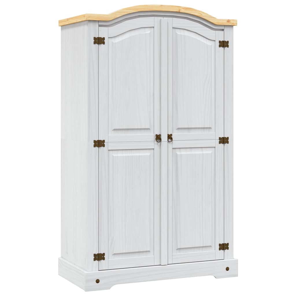 Kleiderschrank Mexiko-Stil Kiefernholz 2 Türen