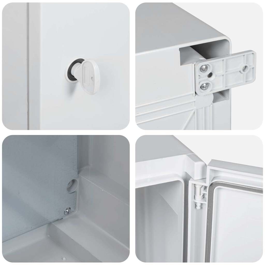 Steuerungsschrank Grau 25 x 13 x 24 cm ABS Kunststoff