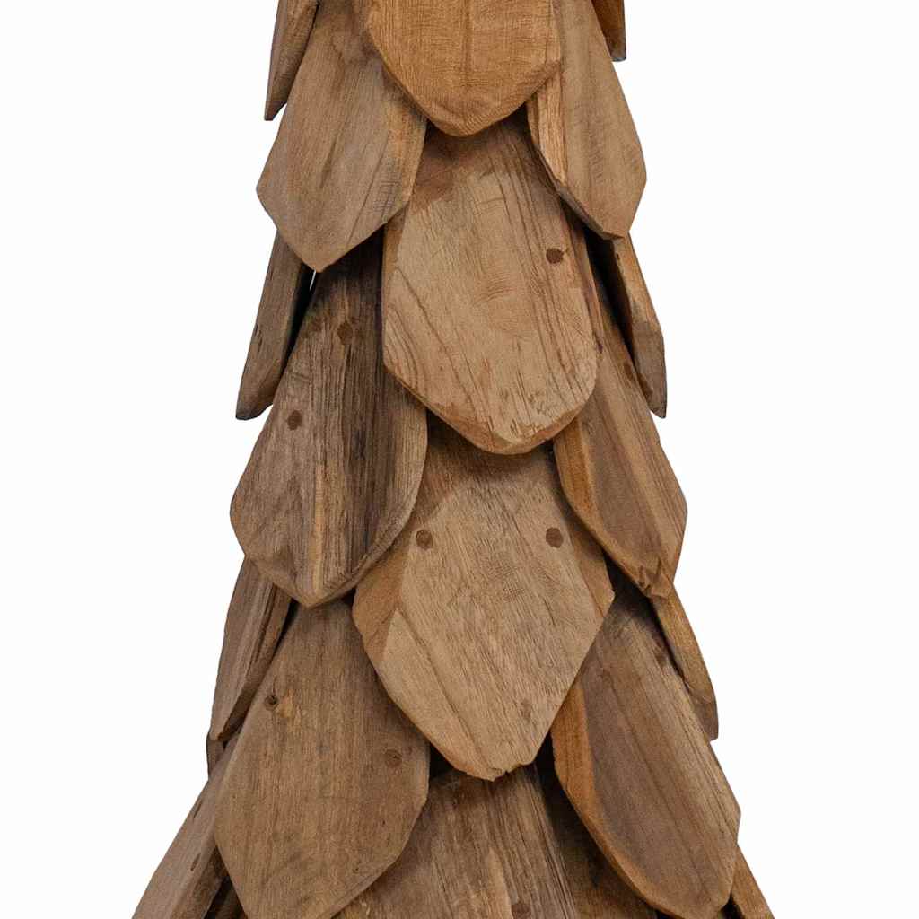 Weihnachtsbaum mit Ständer Braun 51 cm Massivholz Teak