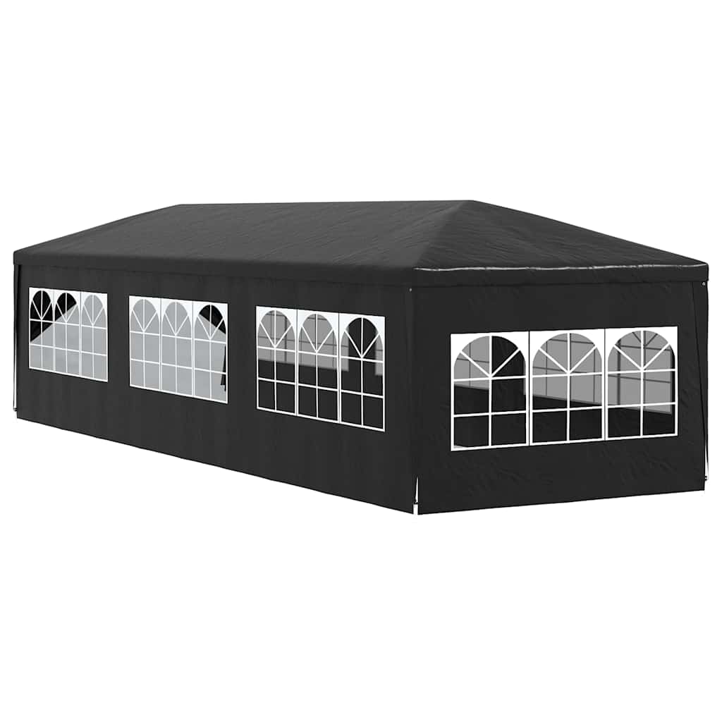 Party-Zelt 400 x 300 x 255 cm Rot PE und Stahl