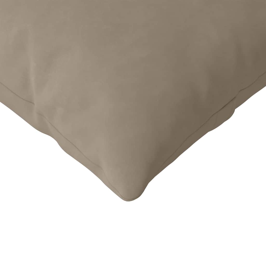 Sofakissen 2 Stück Taupe 50 x 30 cm Stoff