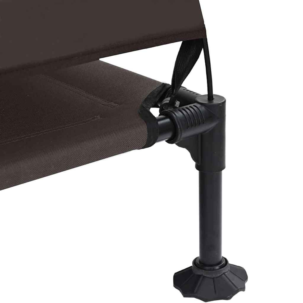 Hochgelegtes Hundebett Hellgrau 127 x 81 x 108 cm
