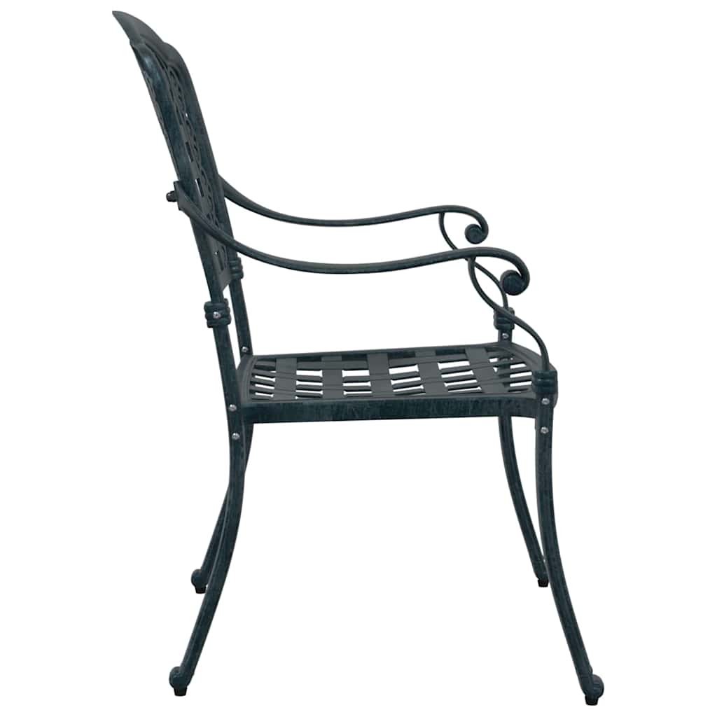 Gartenstuhl 2 pcs Bronze 55 x 56,5 x 91cm Aluminium