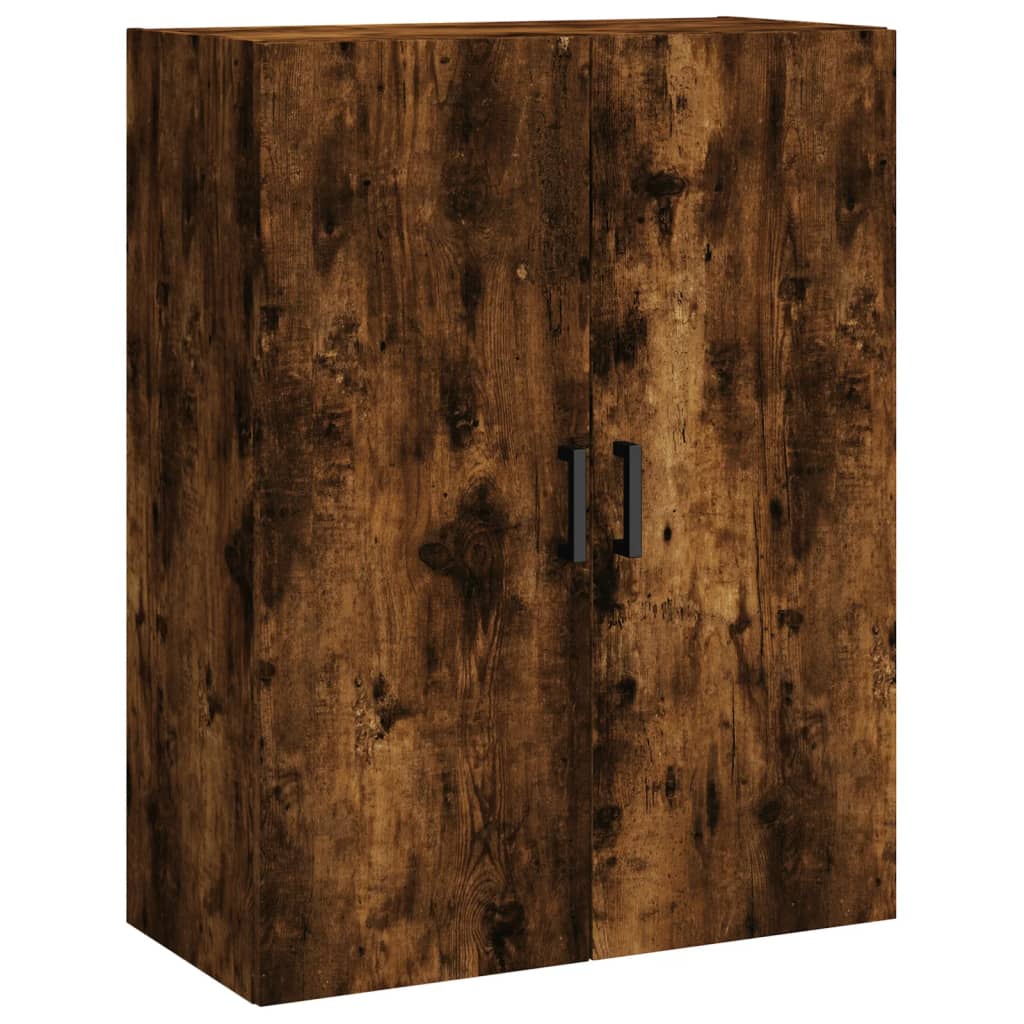 Highboard Betongrau 69,5x34x180 cm Holzwerkstoff