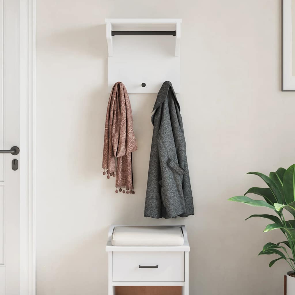 Wandgarderobe SANDNES 43x30x42 cm Massivholz Kiefer