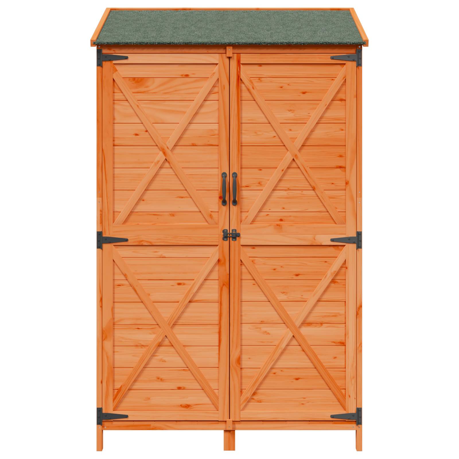 Gartenschuppen Natur 59,5 x 56 x 113,5 cm Massivholz aus Fichte