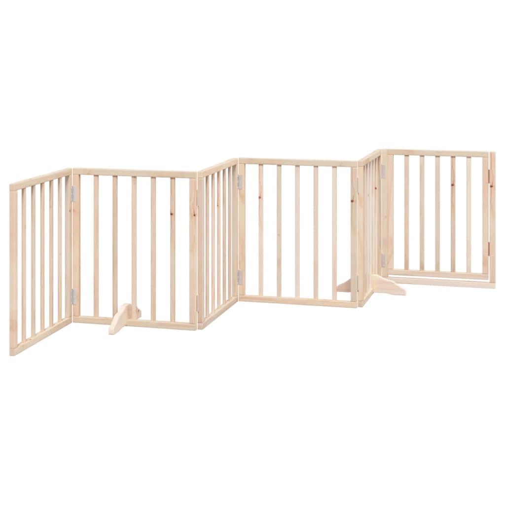 Hundegitter Faltbar 3 Paneele 150 cm Pappelholz