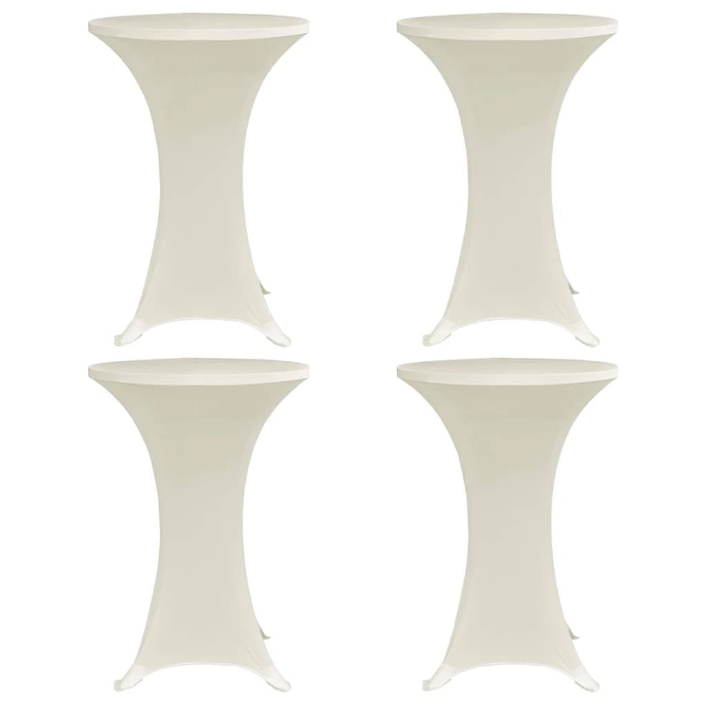 Tischhusse Stretchhusse 2 Stk 70 cm Anthrazit