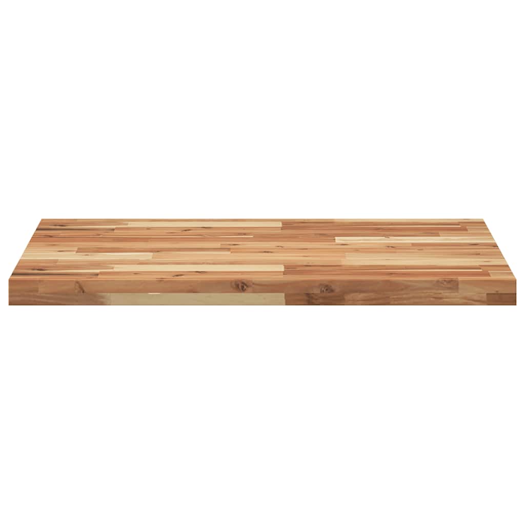 Schreibtischplatte Unbehandelt 60x50x2 cm Massivholz Akazie