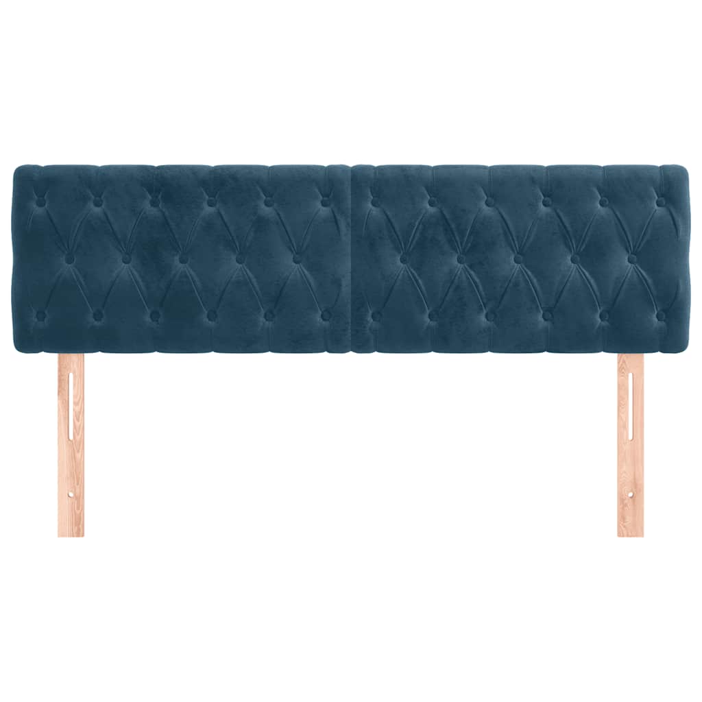 Kopfteil Hellgrau 80x7x118/128 cm Samt