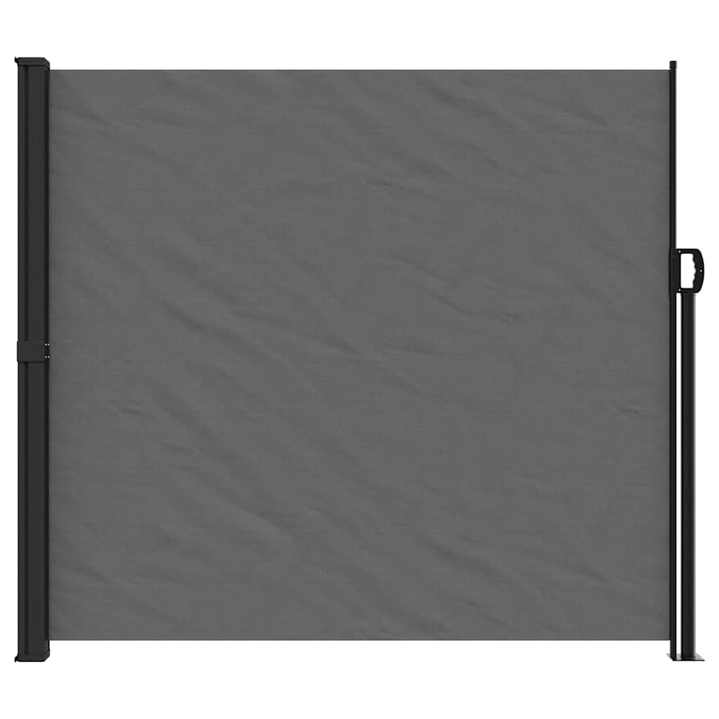 Seitenmarkise Ausziehbar Schwarz 100x300 cm