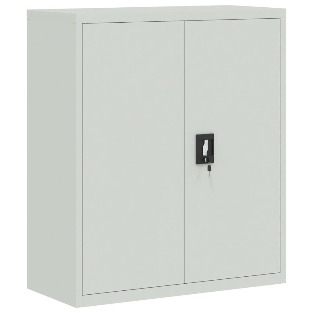 Aktenschrank Weiß 90x40x110 cm Stahl