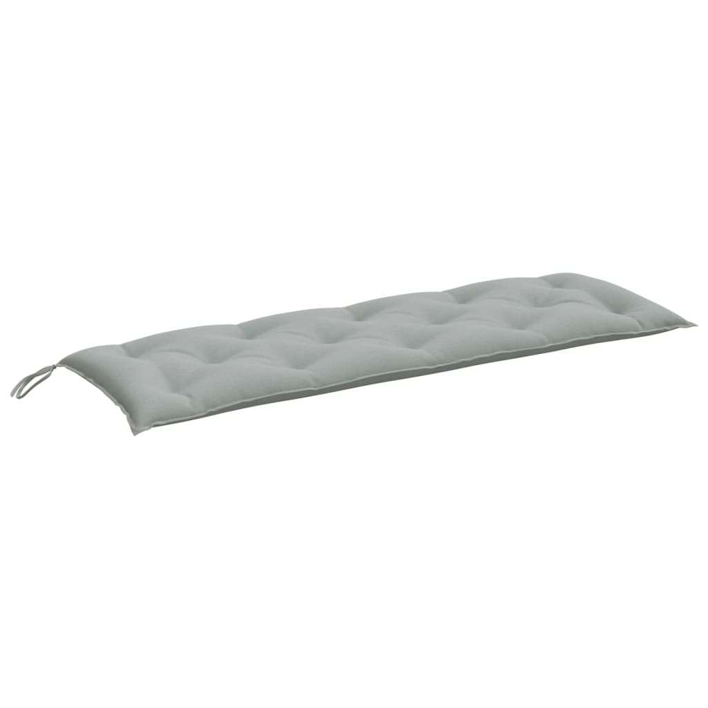 Gartenbank-Auflage Melange Anthrazit 100x50x7 cm Stoff