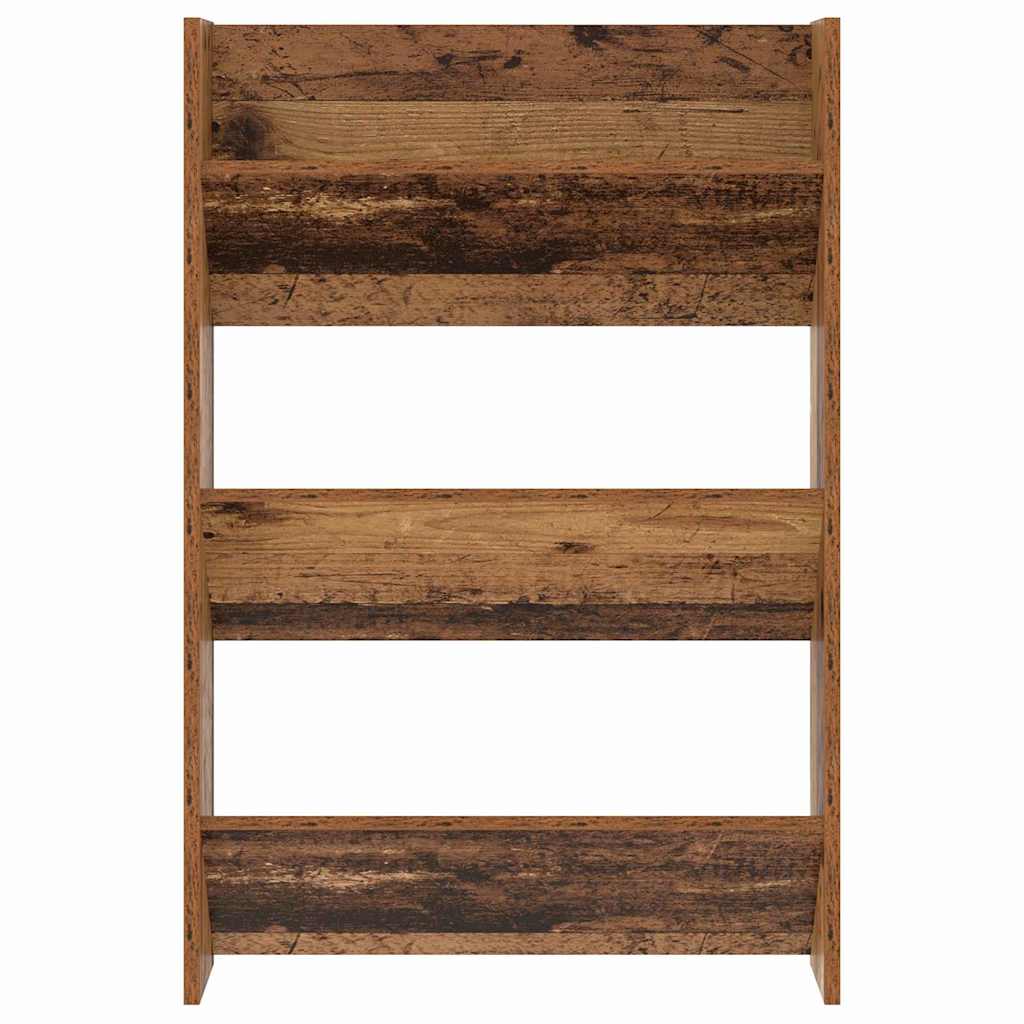 Wand-Schuhschränke 4 Stk. Weiß 60x18x60 cm Holzwerkstoff
