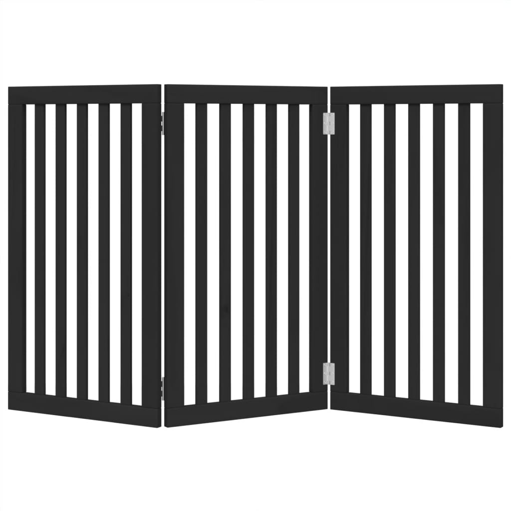 Hundegitter Faltbar 3 Paneele 150 cm Pappelholz
