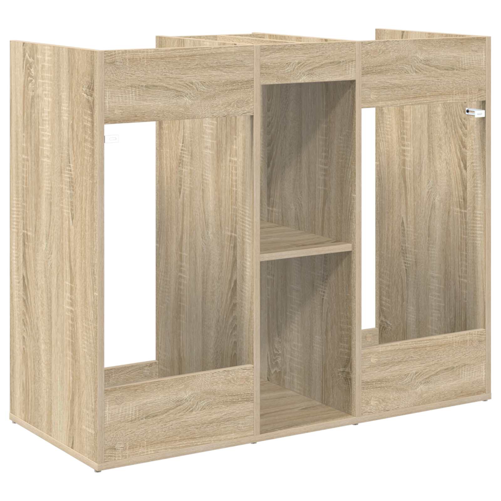 Golf Schrank Mit Rad Uni Weiß 65 x 45 x 98 cm