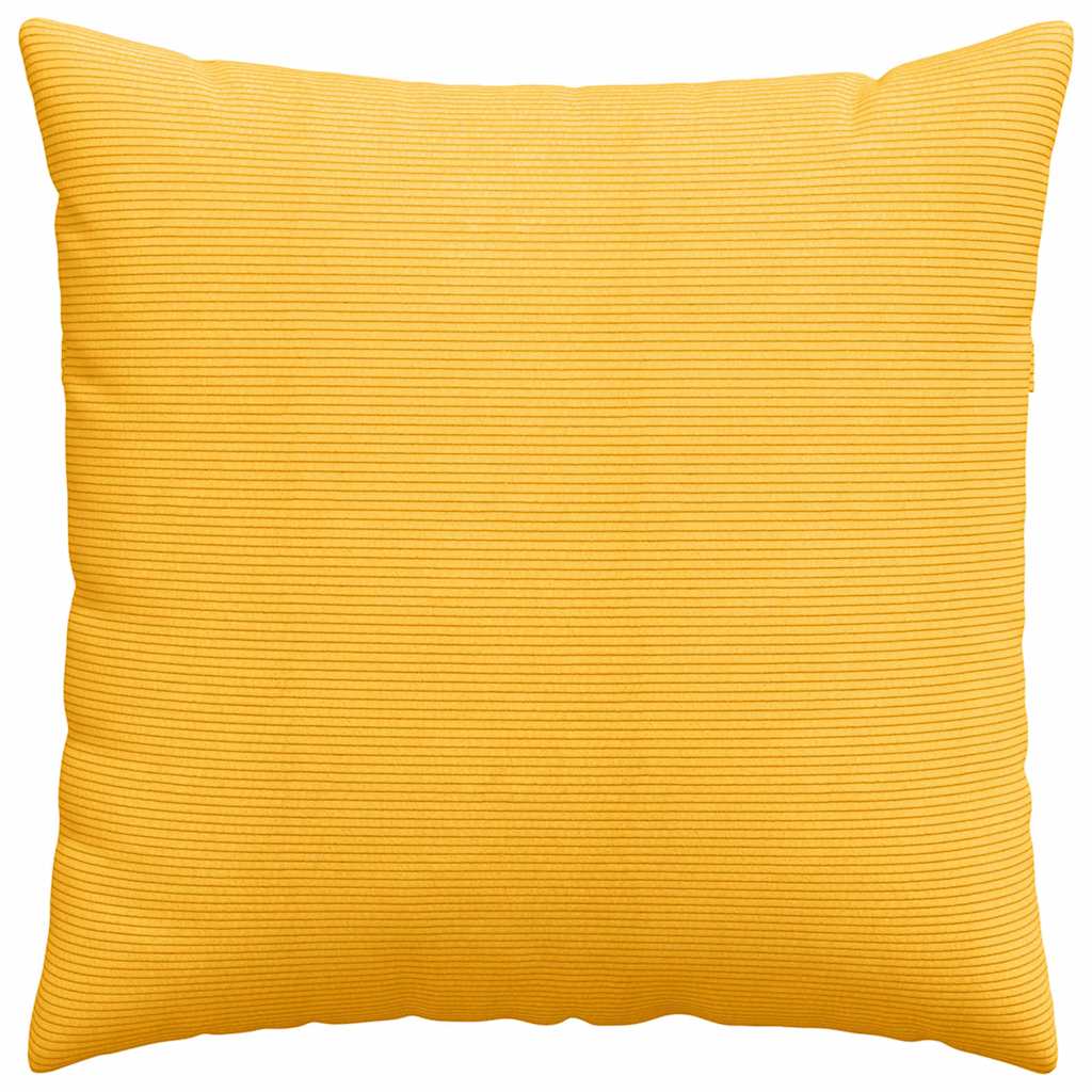 Sofakissen 2 Stück Hellgrau 50 x 30 cm Cordstoff