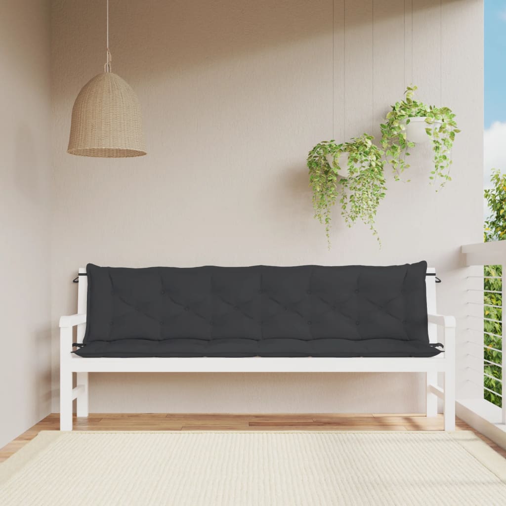 Gartenbank-Auflagen 2 Stk. Königsblau 100x50x7 cm Oxford-Gewebe