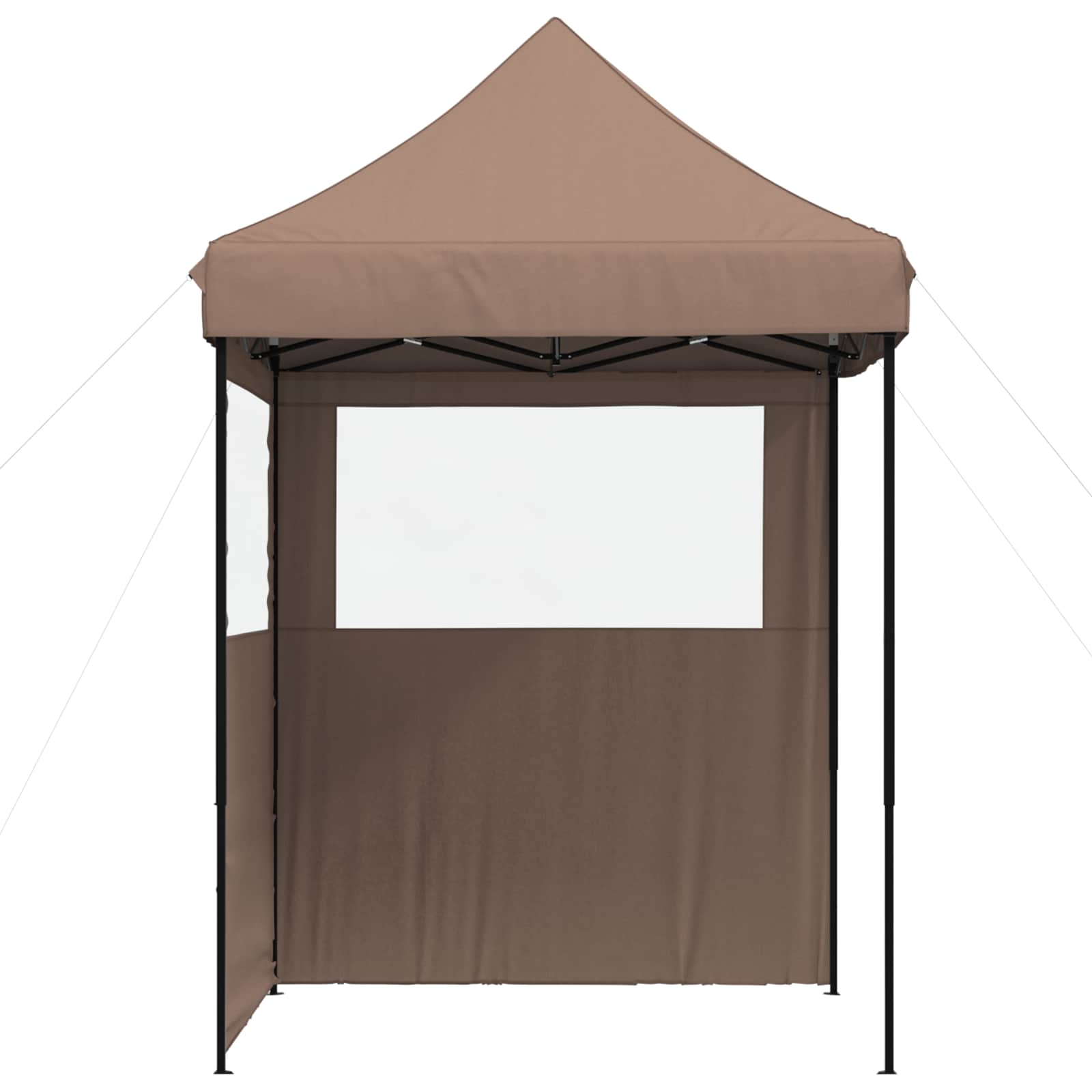 Partyzelt Faltbar Pop-Up Schwarz 200x200x306 cm