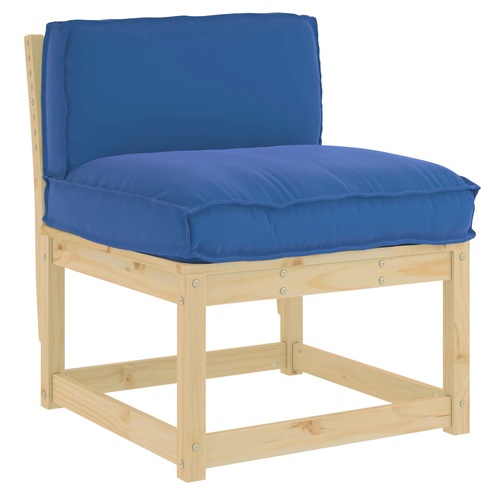 Kissen Anthrazit 70 x 40 x 12 cm Oxford-Stoff