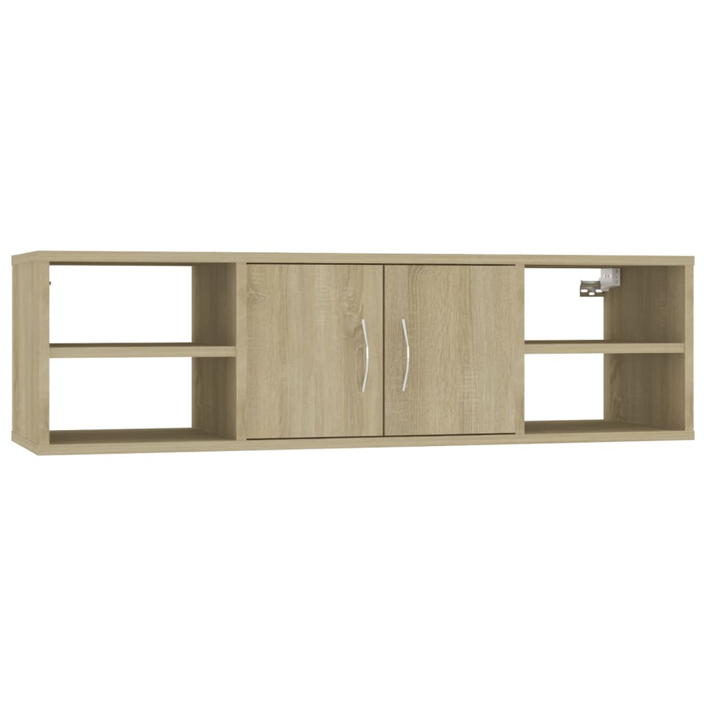 Wandregal Weiß 102x30x29 cm Holzwerkstoff