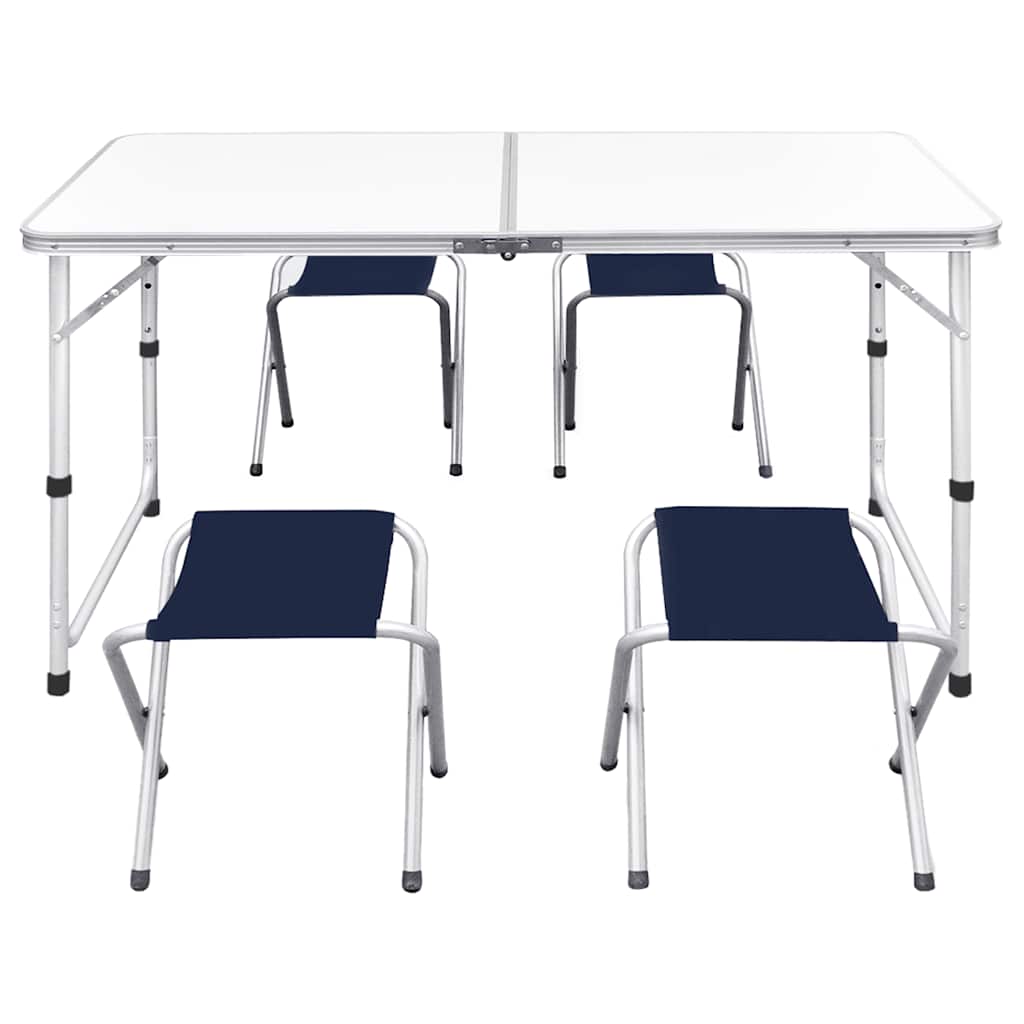 Campingtisch Klappbar Höhenverstellbar Aluminium 120x60 cm