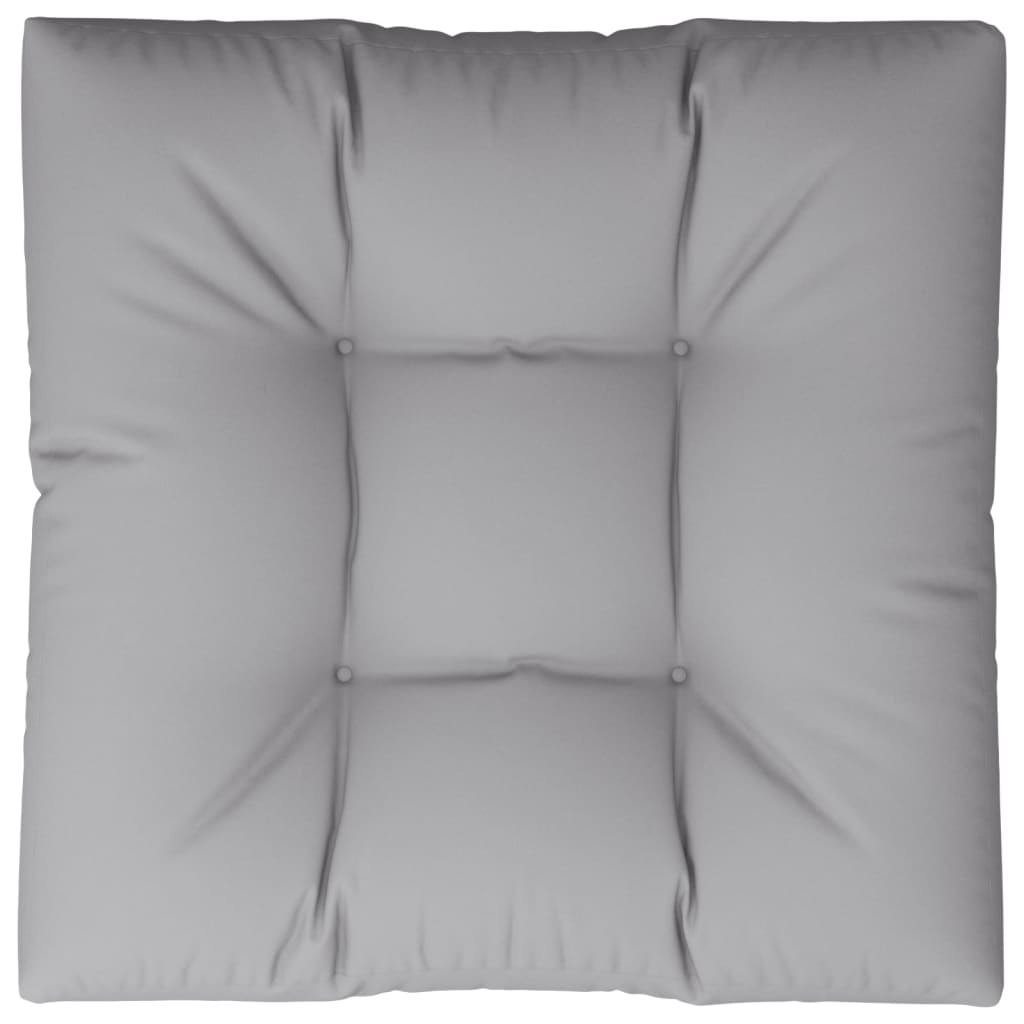 Palettenkissen Anthrazit 50x50x12 cm Stoff