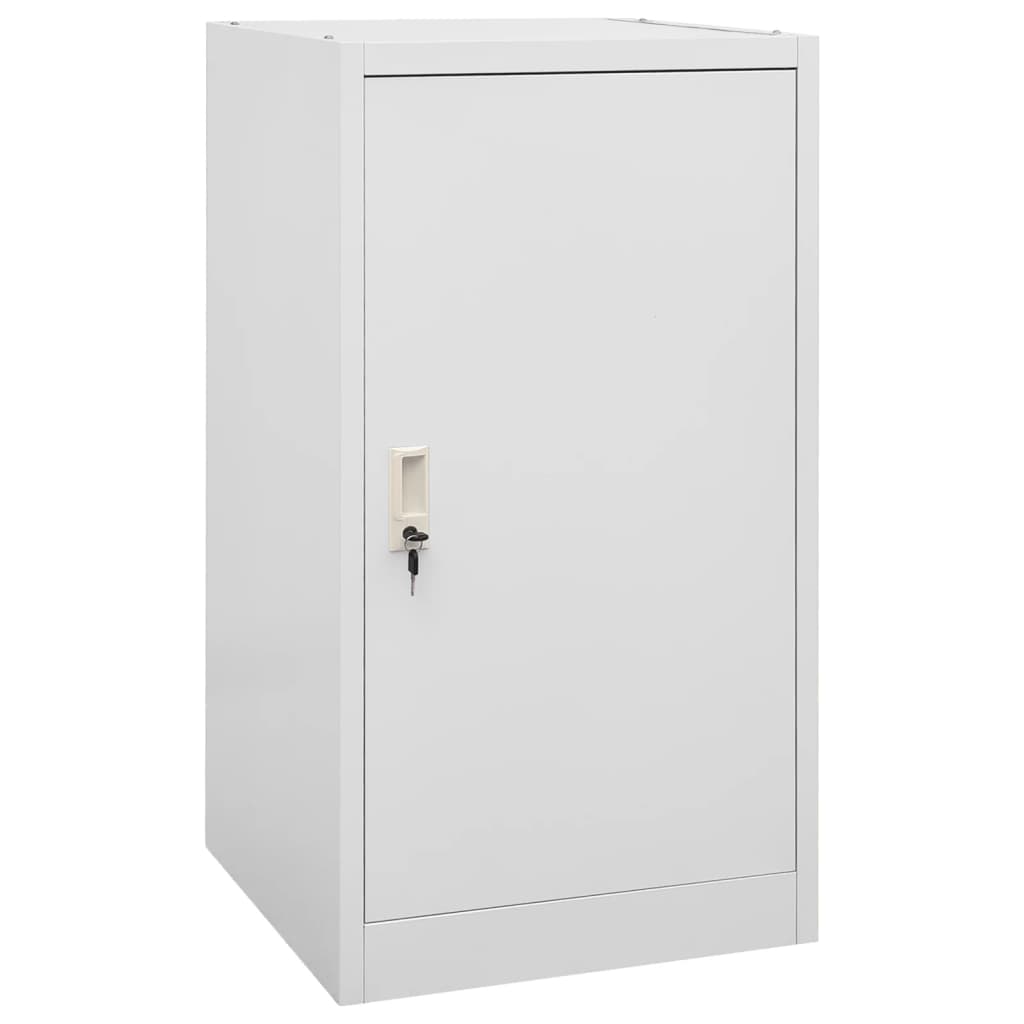 Sattelschrank Weiß 53x53x140 cm Stahl