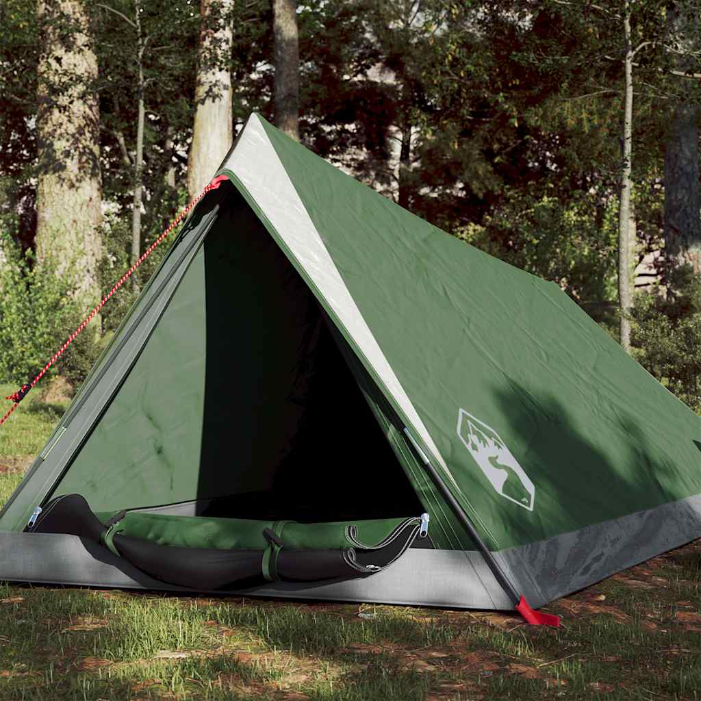 Campingzelt 2 Personen Olivgrün Wasserdicht