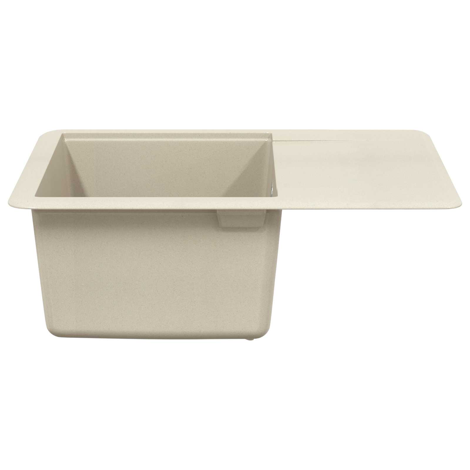 Waschbecken Schwarz 470 x 440 mm Granit
