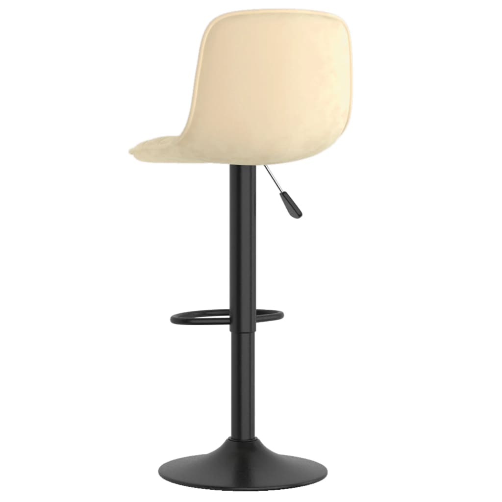 Barhocker 2 Stk. Hellgrün Samt