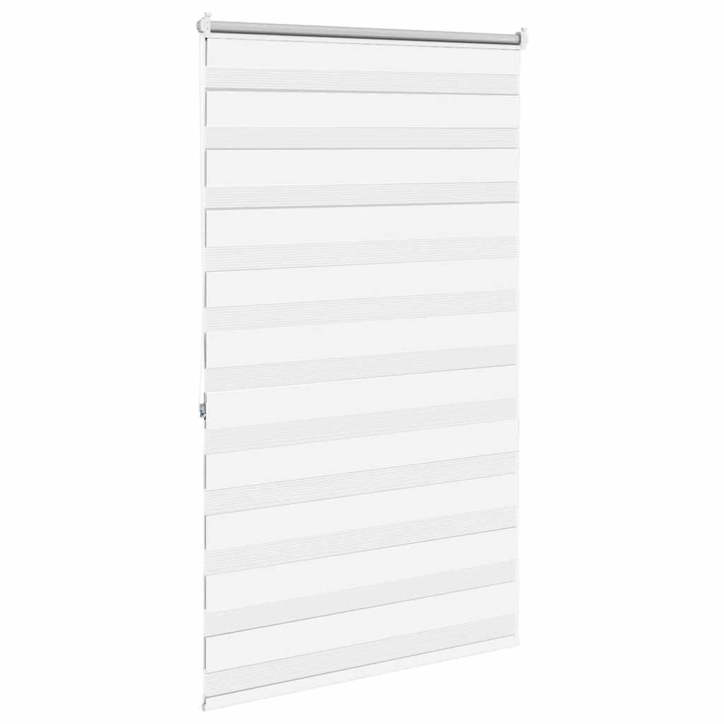 Zebra-Rollo 40,9 x 100 cm, Stoffbreite 36,7 cm, Weiß
