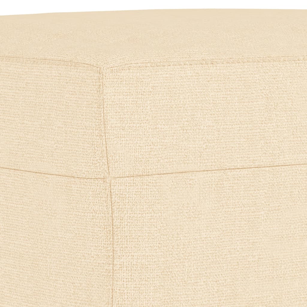 Sitzbank Hellgrau 70x35x41 cm Stoff
