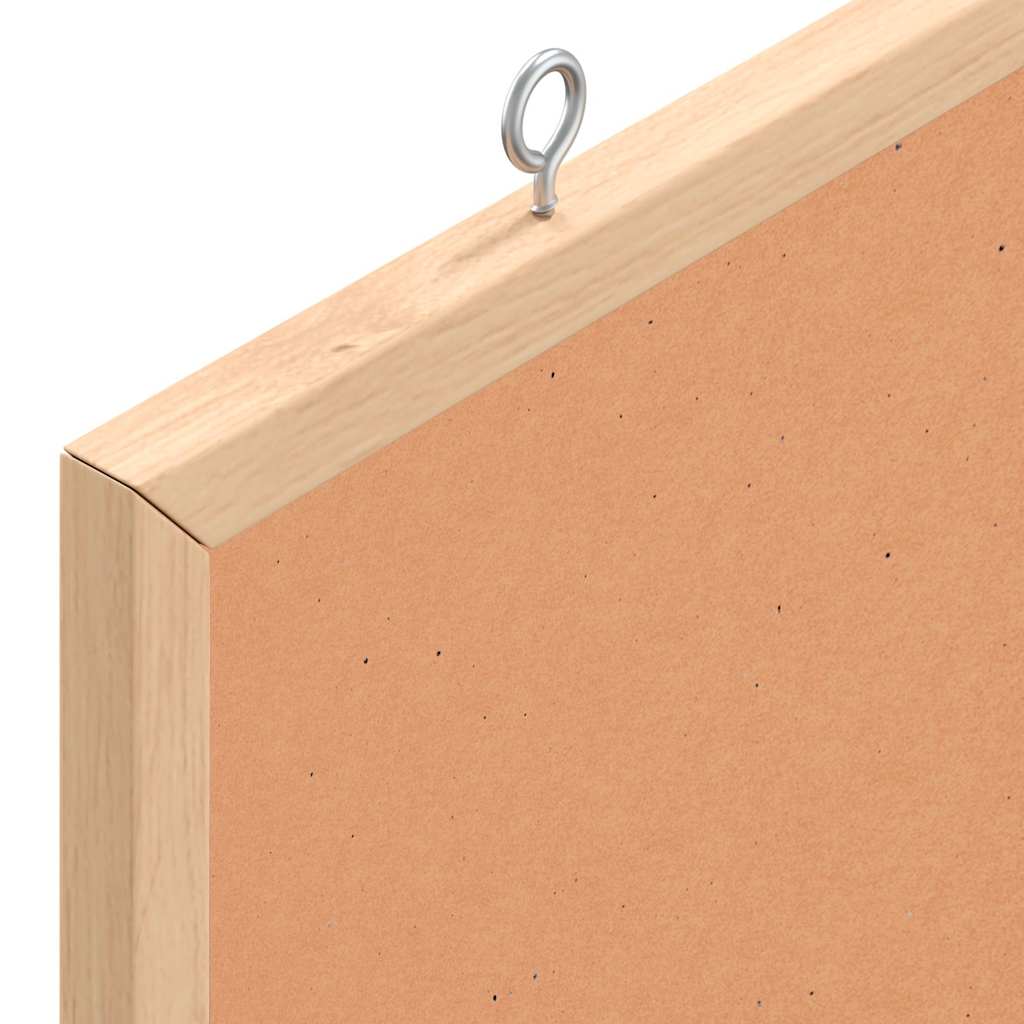 Magnetisches Whiteboard mit massivem Kiefernholzrahmen 40x30 cm
