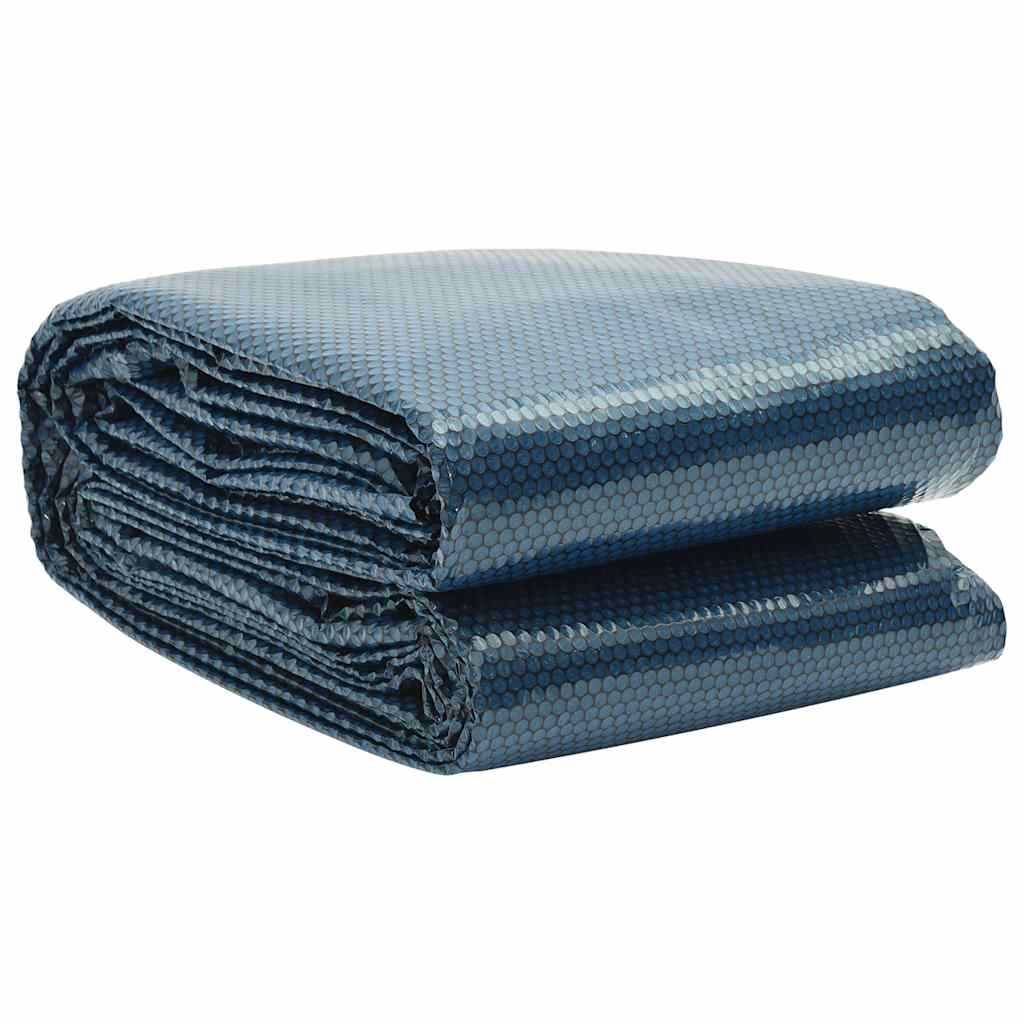 Solar Poolabdeckung 1000 x 500 cm 110 μm Quadratisch PE Schwarz