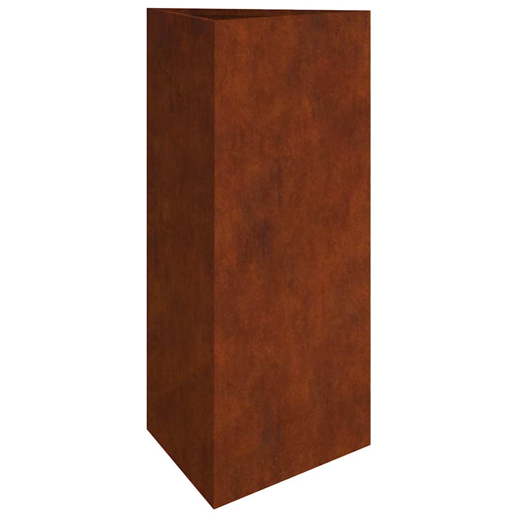 Pflanzkübel 30x26x75 cm Cortenstahl